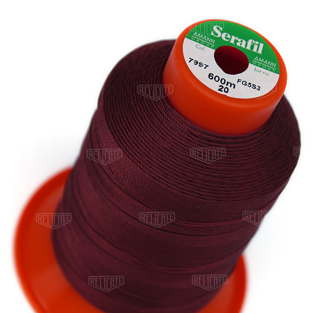 Pinks/Reds/Oranges Serafil Thread 20 (TEX 135) 7997 - Relicate Leather Automotive Interior Upholstery