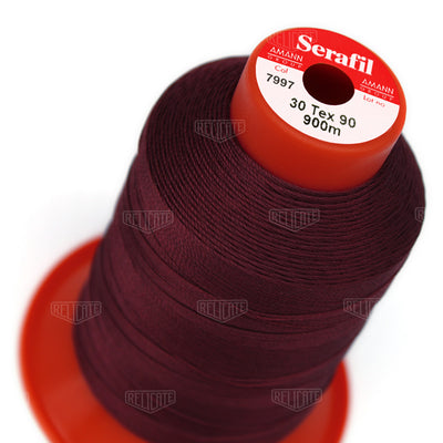 Pinks/Reds/Oranges Serafil Thread 30 (TEX 90) 7997 - Relicate Leather Automotive Interior Upholstery