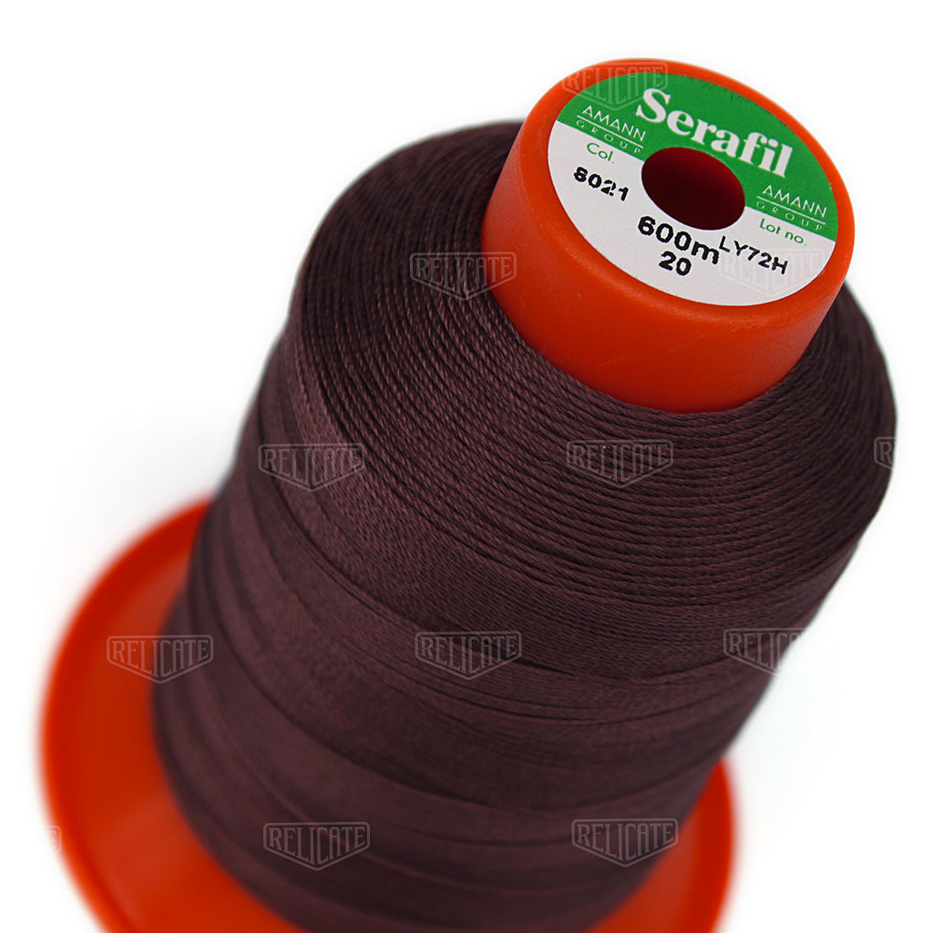 Pinks/Reds/Oranges Serafil Thread 20 (TEX 135) 8021 - Relicate Leather Automotive Interior Upholstery