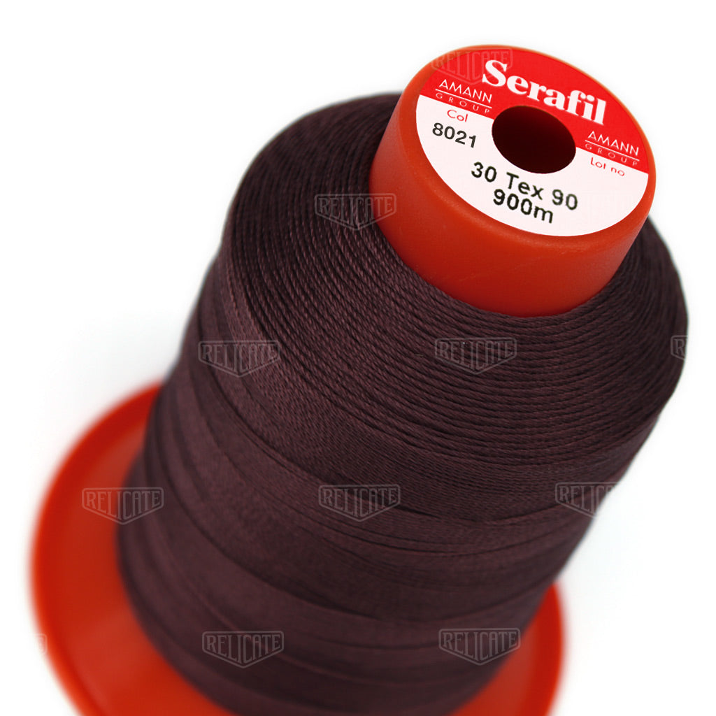 Pinks/Reds/Oranges Serafil Thread 30 (TEX 90) 8021 - Relicate Leather Automotive Interior Upholstery