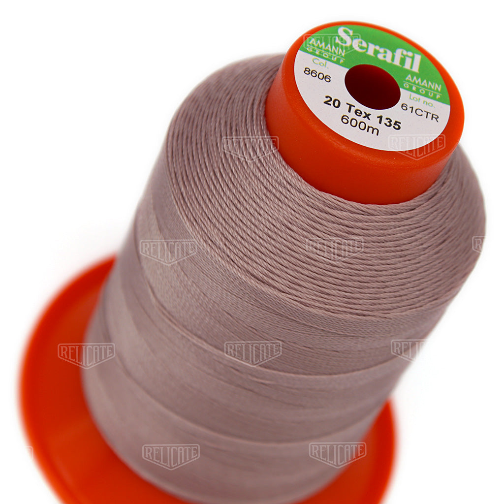 Pinks/Reds/Oranges Serafil Thread 20 (TEX 135) 8606 - Relicate Leather Automotive Interior Upholstery