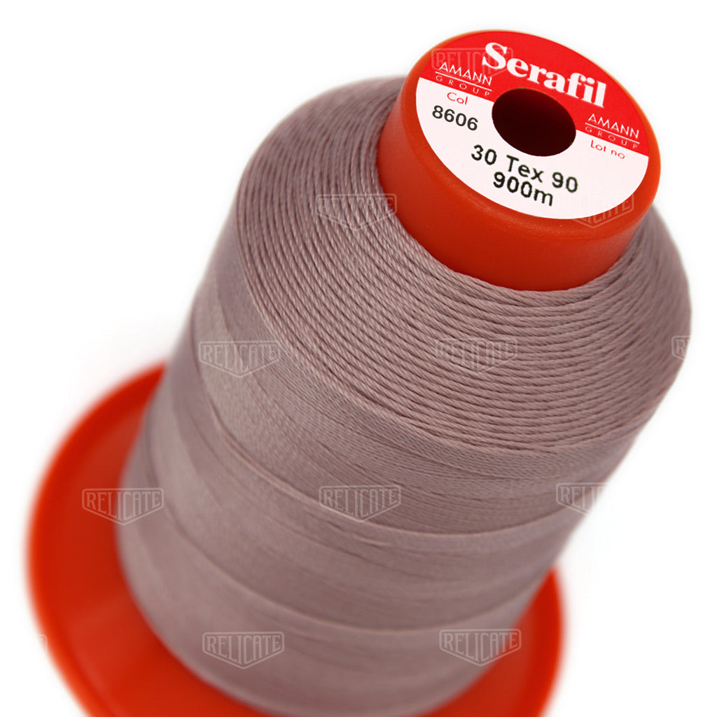 Pinks/Reds/Oranges Serafil Thread 30 (TEX 90) 8606 - Relicate Leather Automotive Interior Upholstery