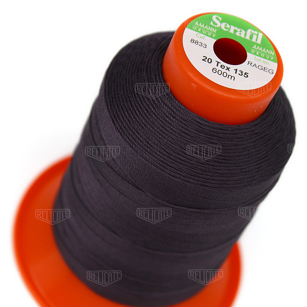 Blues/Purples Serafil Thread 20 (TEX 135) 8833 - Relicate Leather Automotive Interior Upholstery