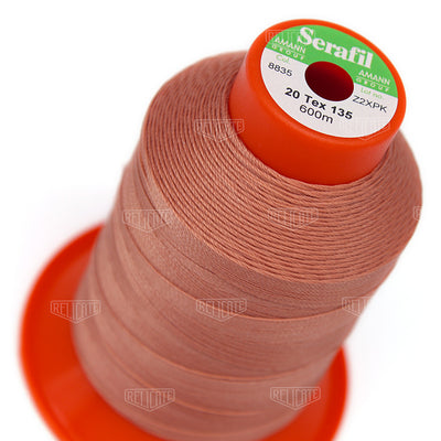 Pinks/Reds/Oranges Serafil Thread 20 (TEX 135) 8835 - Relicate Leather Automotive Interior Upholstery