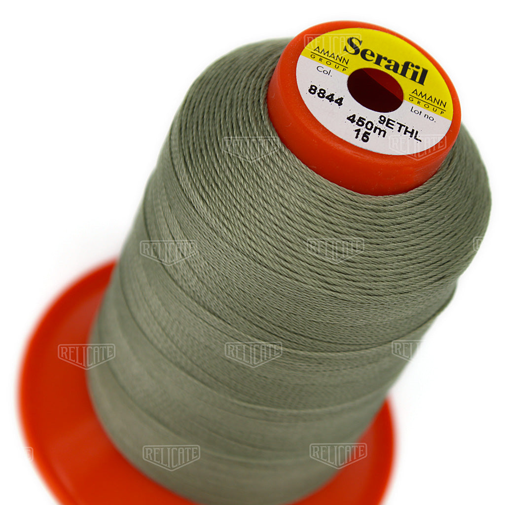Yellows/Greens Serafil Thread 15 (TEX 210) 8844 - Relicate Leather Automotive Interior Upholstery