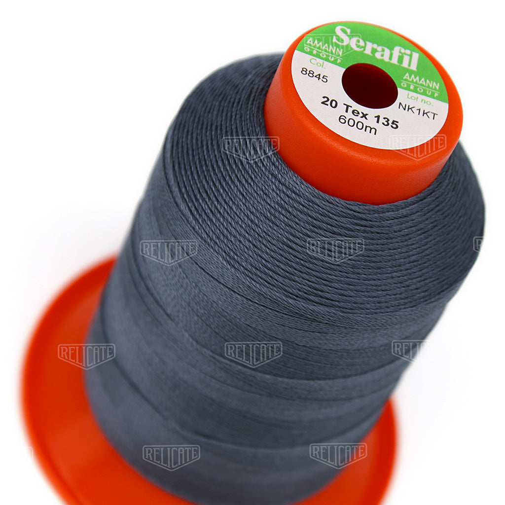 Blues/Purples Serafil Thread 20 (TEX 135) 8845 - Relicate Leather Automotive Interior Upholstery