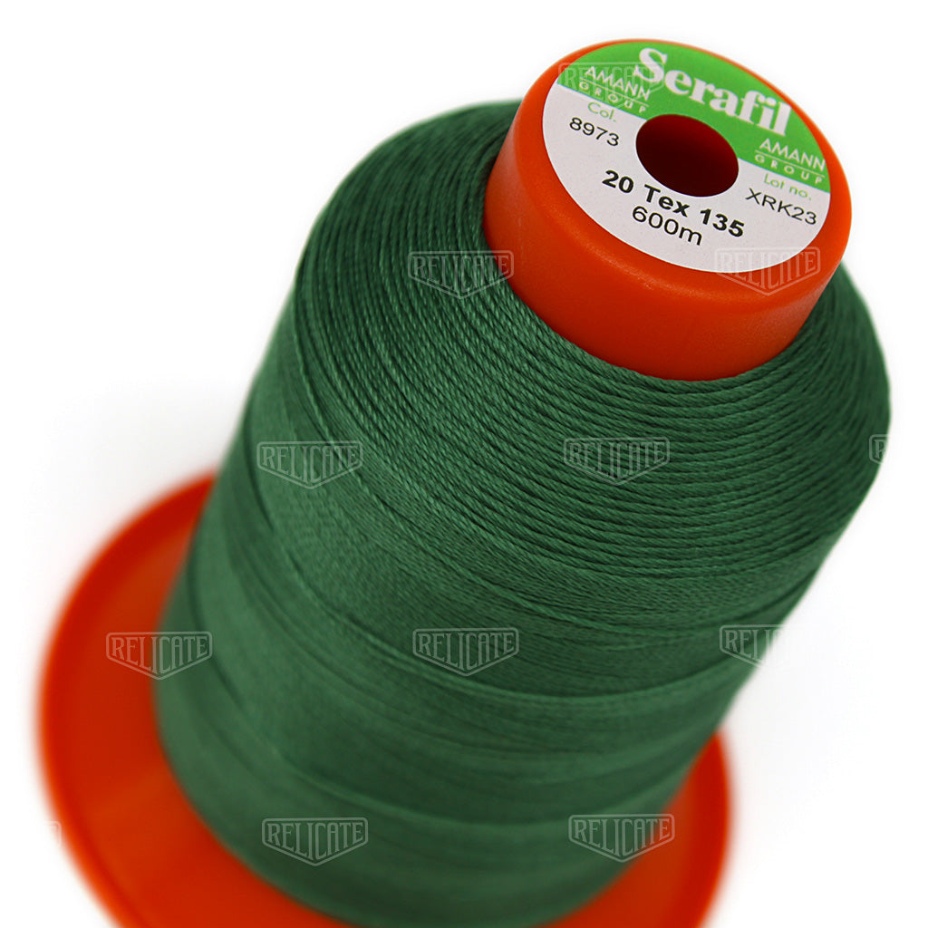 Yellows/Greens Serafil Thread 20 (TEX 135) 8973 - Relicate Leather Automotive Interior Upholstery