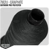 Outdoor PRO Polyester Thread - SIZE 30 (TEX 90) - 16oz Graphite - 7182U - Size 30 (TEX 90) - 1LB - Relicate Leather Automotive Interior Upholstery