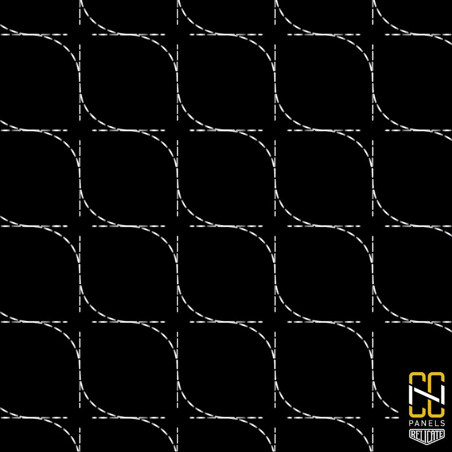 SPEC Series Chevron Fabric - Black / Natural - Relicate