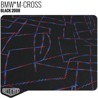 M CROSS FABRIC - BLACK  - Relicate Leather Automotive Interior Upholstery