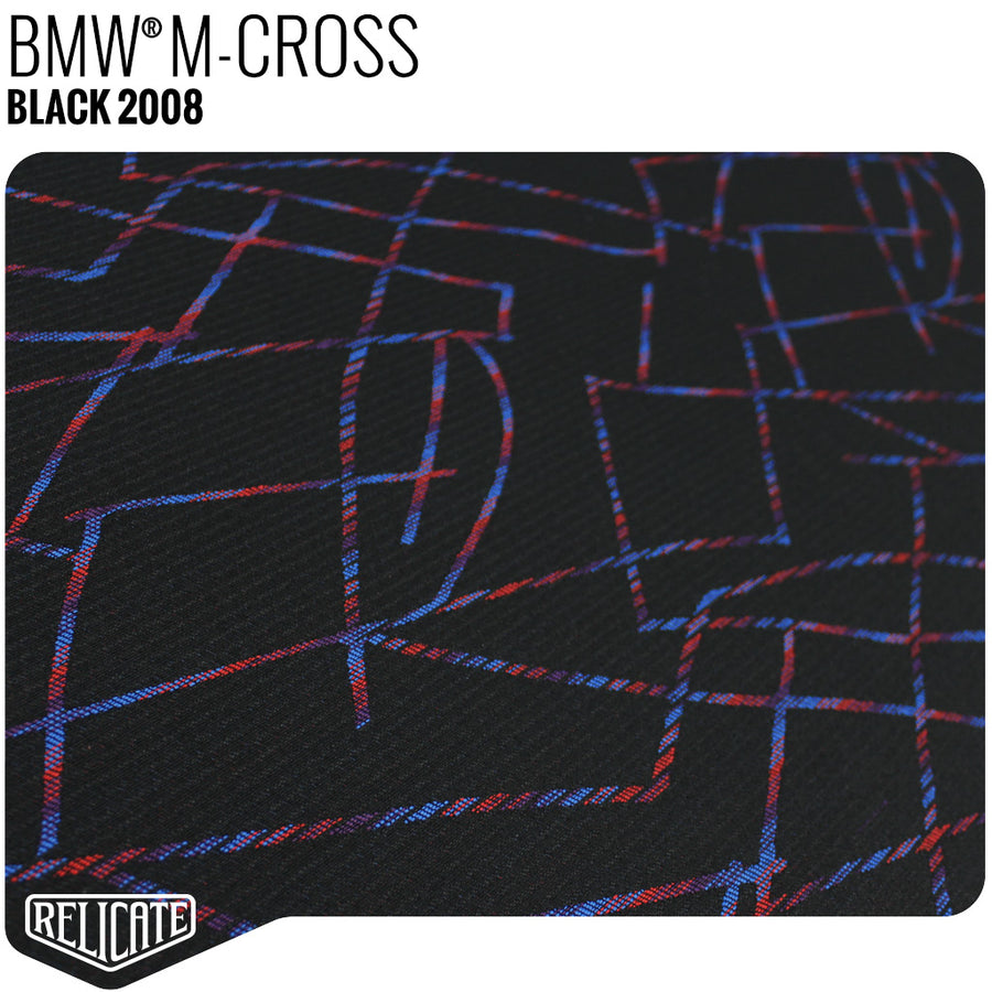 M CROSS FABRIC - BLACK Product / Black - Relicate Leather Automotive Interior Upholstery