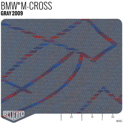 BMW M-Fabrics by the Linear Foot M Cross - Gray M-Color 2009 - Linear Foot - Relicate Leather Automotive Interior Upholstery