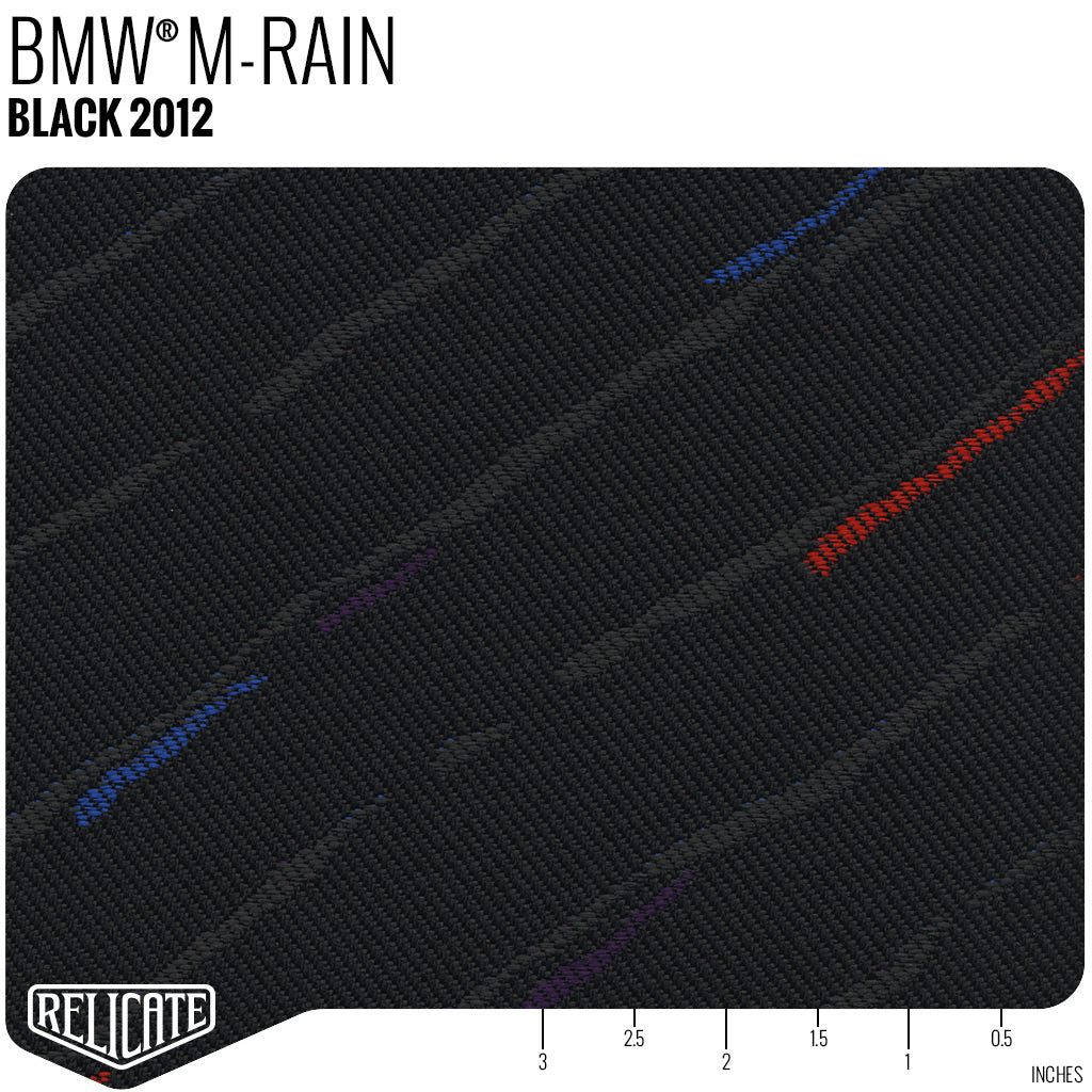 M RAIN FABRIC - BLACK Product / M Color - Relicate Leather Automotive Interior Upholstery