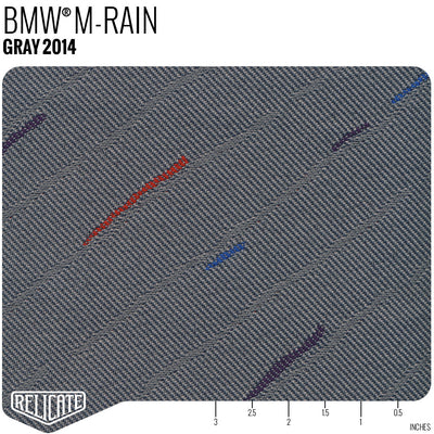 BMW M-Fabrics by the Linear Foot M Rain - Gray 2014 - Linear Foot - Relicate Leather Automotive Interior Upholstery