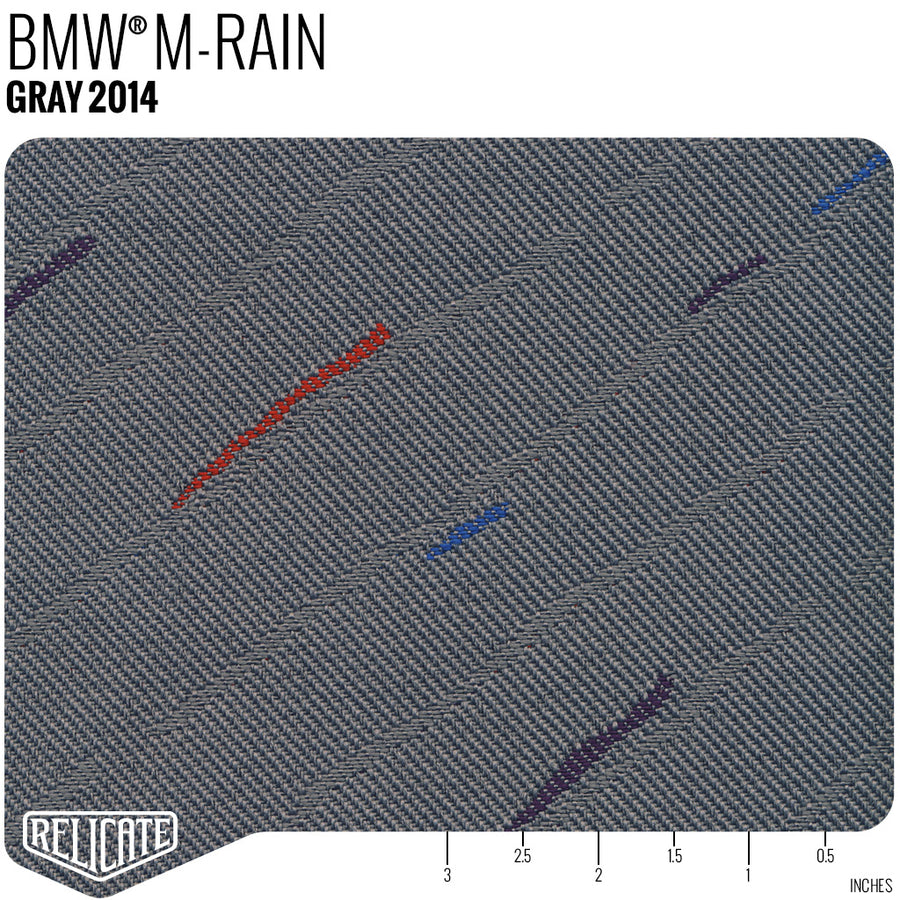 BMW M-Fabrics by the Linear Foot M Rain - Black M-Color 2012 - Linear Foot - Relicate Leather Automotive Interior Upholstery