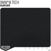 M TECH FABRIC - BLACK Product / Solid Black - Relicate Leather Automotive Interior Upholstery