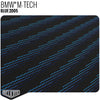 M TECH FABRIC - BLUE  - Relicate Leather Automotive Interior Upholstery