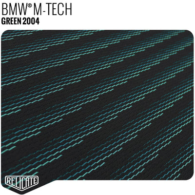 M TECH FABRIC - GREEN  - Relicate Leather Automotive Interior Upholstery