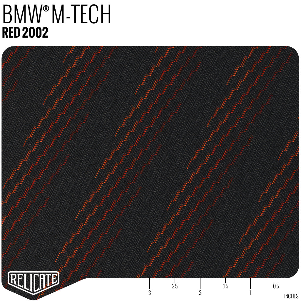 M TECH FABRIC - RED Product / Red - Relicate Leather Automotive Interior Upholstery
