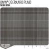 Plaid by the Linear Foot BMW Uberkaro - Silver 5718 - Linear Foot - Relicate Leather Automotive Interior Upholstery