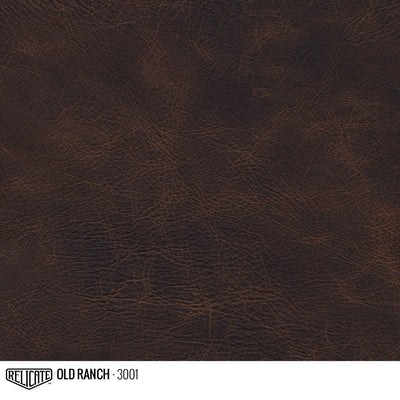 Matte Distressed Leather Hide(s) / Old Ranch 3001 / 1/2 Hide - Relicate Leather Automotive Interior Upholstery