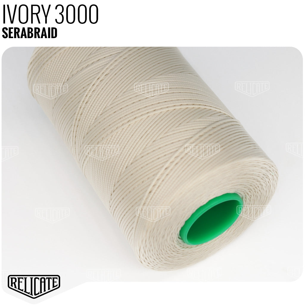Serabraid Waxed Thread 3000 - Relicate Leather Automotive Interior Upholstery