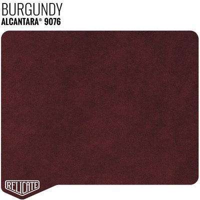 Alcantara by the Linear Foot 9076 Burgundy - Unbacked / Linear Foot - Relicate Leather Automotive Interior Upholstery