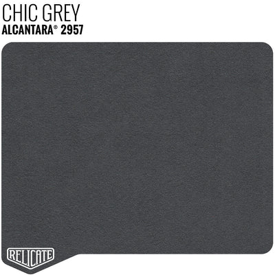 Alcantara - Unbacked 2957 Chic Grey - Unbacked / Product - Relicate Leather Automotive Interior Upholstery