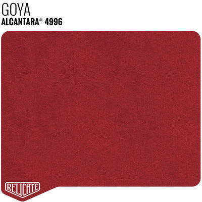 Alcantara - Unbacked 4996 Goya Red - Unbacked / Product - Relicate Leather Automotive Interior Upholstery