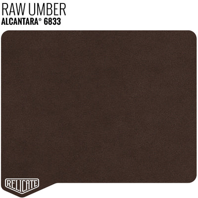 Alcantara - Small Panels 6833 Raw Umber - Unbacked / 12 x 11.5 - Relicate Leather Automotive Interior Upholstery