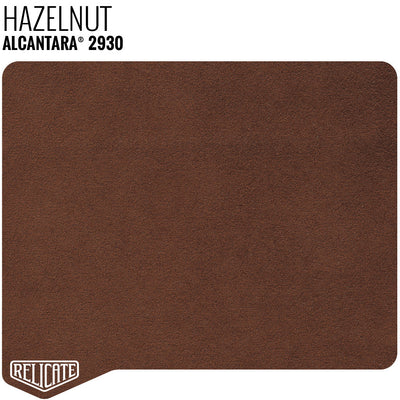 Alcantara - Small Panels 2930 Hazelnut - Unbacked / 12 x 11.5 - Relicate Leather Automotive Interior Upholstery