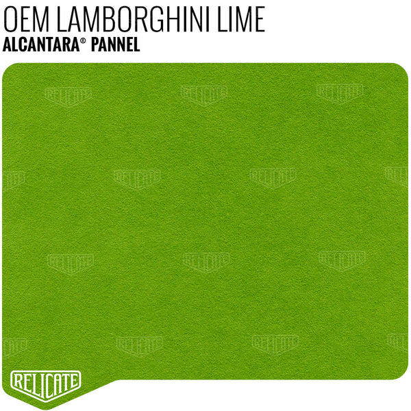 Alcantara Pannel - Lamborghini Lime - Relicate