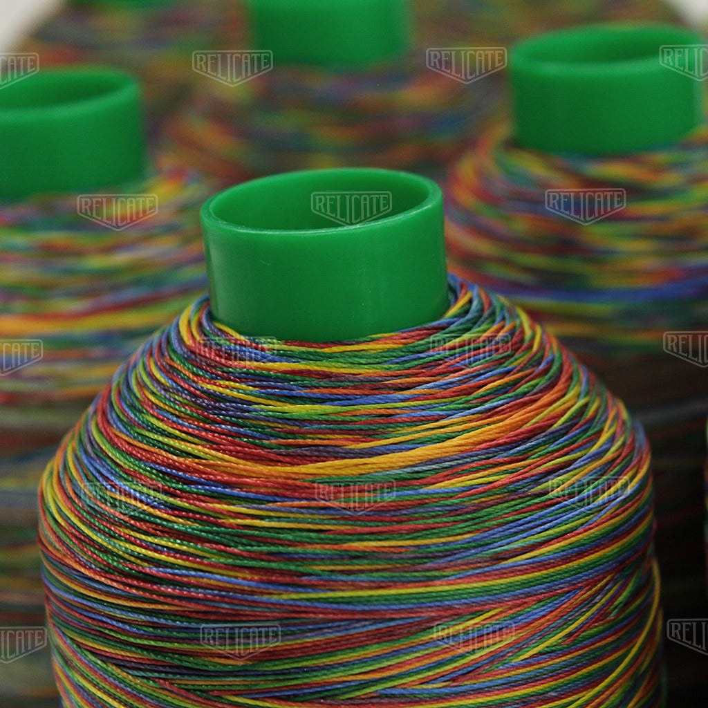Multicolor Polyester Embroidery Thread No. 8 - Variegated Sands