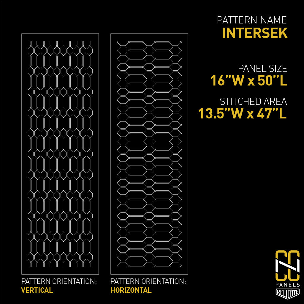 Intersek CNC Stitched Panel  - Relicate Leather Automotive Interior Upholstery