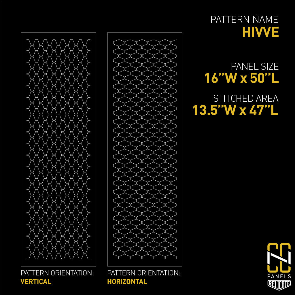 Hivve CNC Stitched Panel  - Relicate Leather Automotive Interior Upholstery
