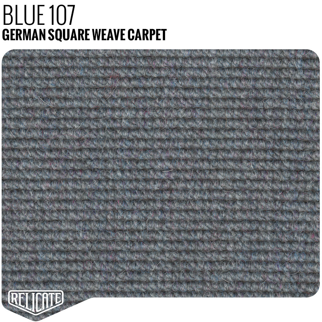 German Square Weave Carpet Remnants - Relicate Leather Automotive Interior Upholstery