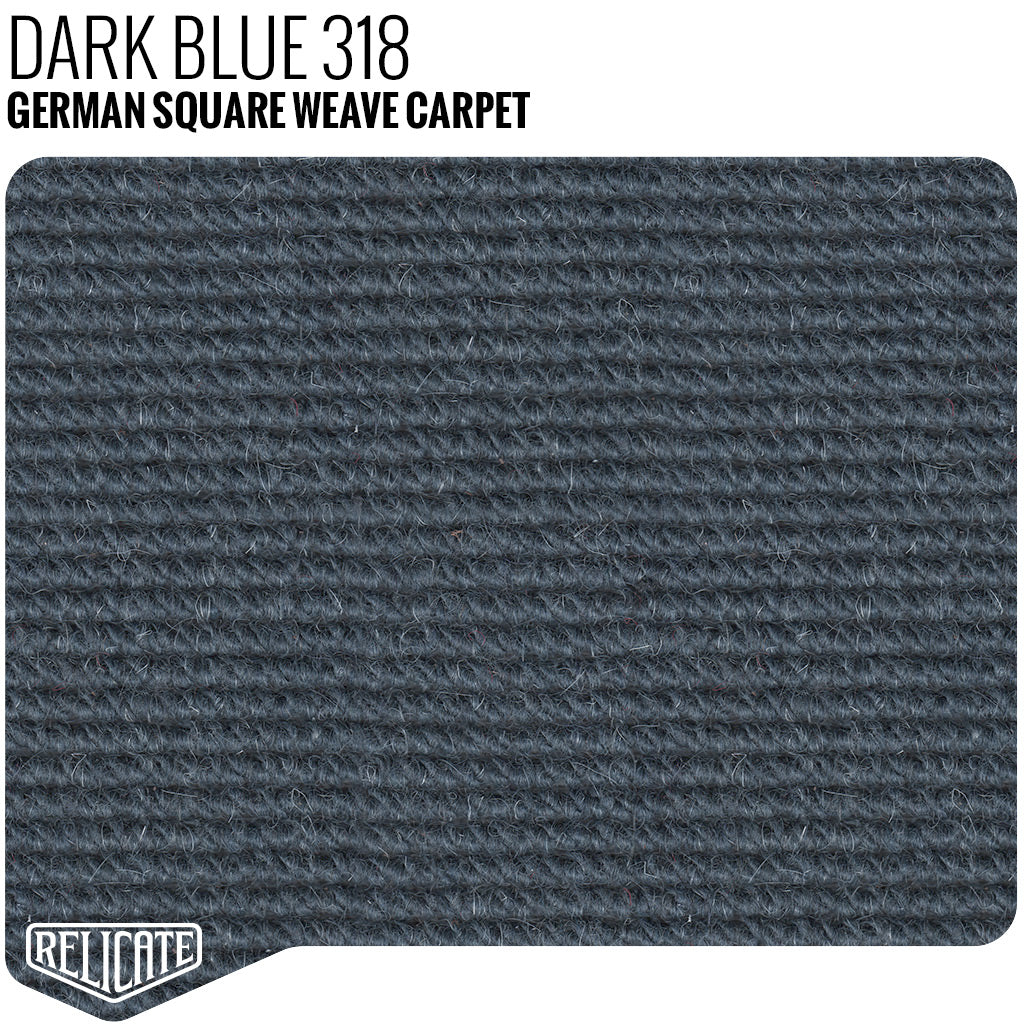 German Square Weave Carpet Remnants  - Relicate Leather Automotive Interior Upholstery