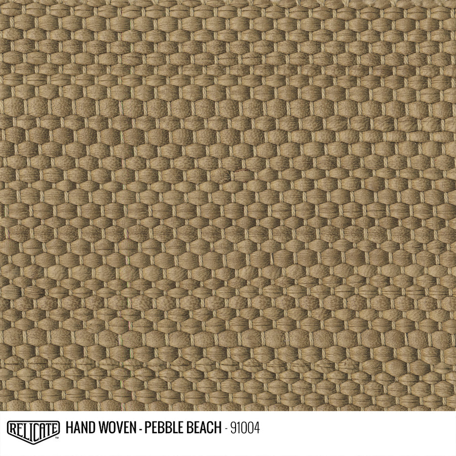 Hand Woven Leather - Pebble Beach Product / 6 Linear Inches - Relicate Leather Automotive Interior Upholstery