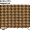Houndstooth Seat Fabric - Baja Brown Product / Baja Brown - Relicate Leather Automotive Interior Upholstery