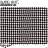 Houndstooth Seat Fabric - Black & White Product / Black & White - Relicate Leather Automotive Interior Upholstery