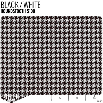 Houndstooth and Pepita by the Linear Foot Houndstooth - Black/White 5100 - Linear Foot - Relicate Leather Automotive Interior Upholstery