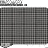 Houndstooth and Pepita by the Linear Foot Foam Backed Houndstooth - Charcoal/Grey 5114 - Linear Foot - Relicate Leather Automotive Interior Upholstery