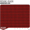 Houndstooth and Pepita by the Linear Foot Houndstooth - Redline 5104 - Linear Foot - Relicate Leather Automotive Interior Upholstery