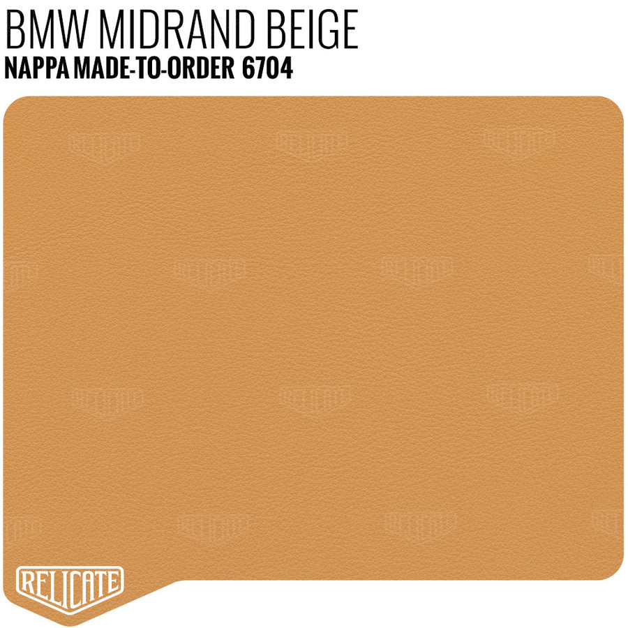 BMW Midrand Beige Leather Strike-Off - Relicate Leather Automotive Interior Upholstery