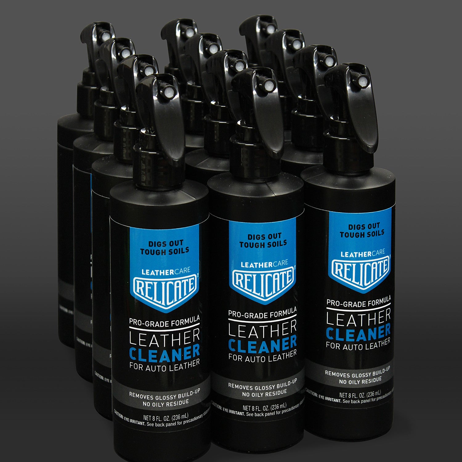 Relicate Leather & Vinyl Cleaner 12 pk Case - Relicate Leather Automotive Interior Upholstery