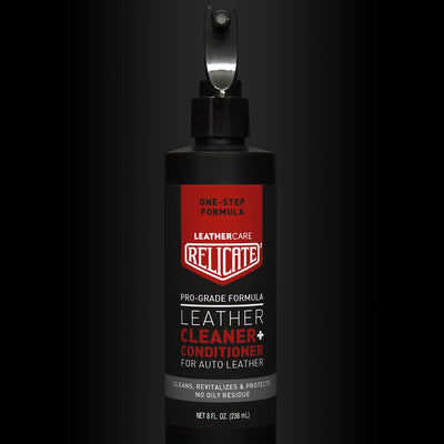 Relicate Leather Cleaner + Conditioner 8oz Bottle - Relicate Leather Automotive Interior Upholstery