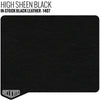 High Sheen Black Leather Product / 1/4 Hide - Relicate Leather Automotive Interior Upholstery