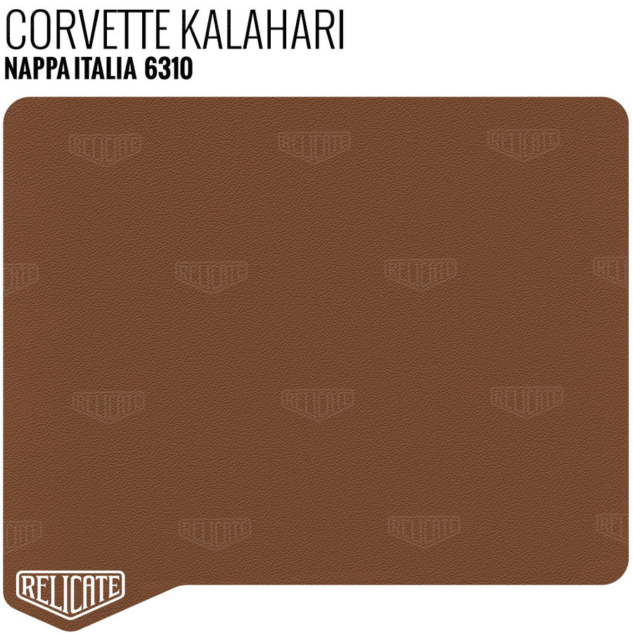 Corvette Kalahari Leather Sample - Relicate Leather Automotive Interior Upholstery