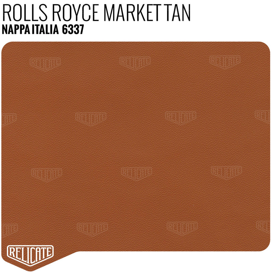 Rolls Royce Market Tan Leather Sample - Relicate Leather Automotive Interior Upholstery