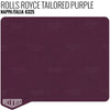 Rolls Royce Tailored Purple Leather Sample - Relicate Leather Automotive Interior Upholstery